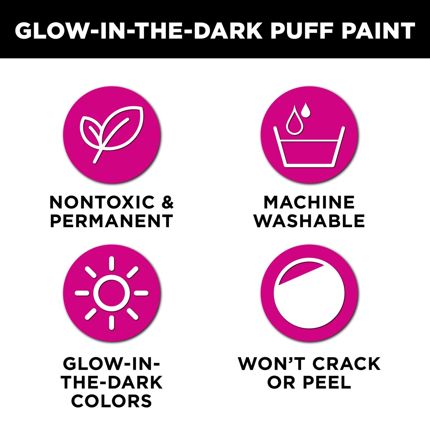 Tulip Puff Paint Glow 10 Pack