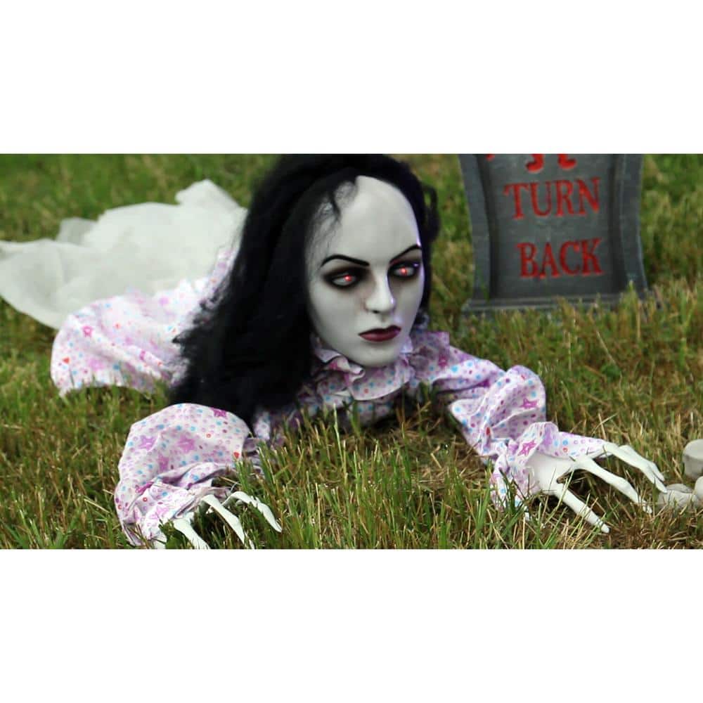 12 Inch Touch Activated Animatronic Crawler For Halloween