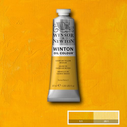 Oil Color, 37ml (1.25-oz) Tube, Cadmium Yellow Medium