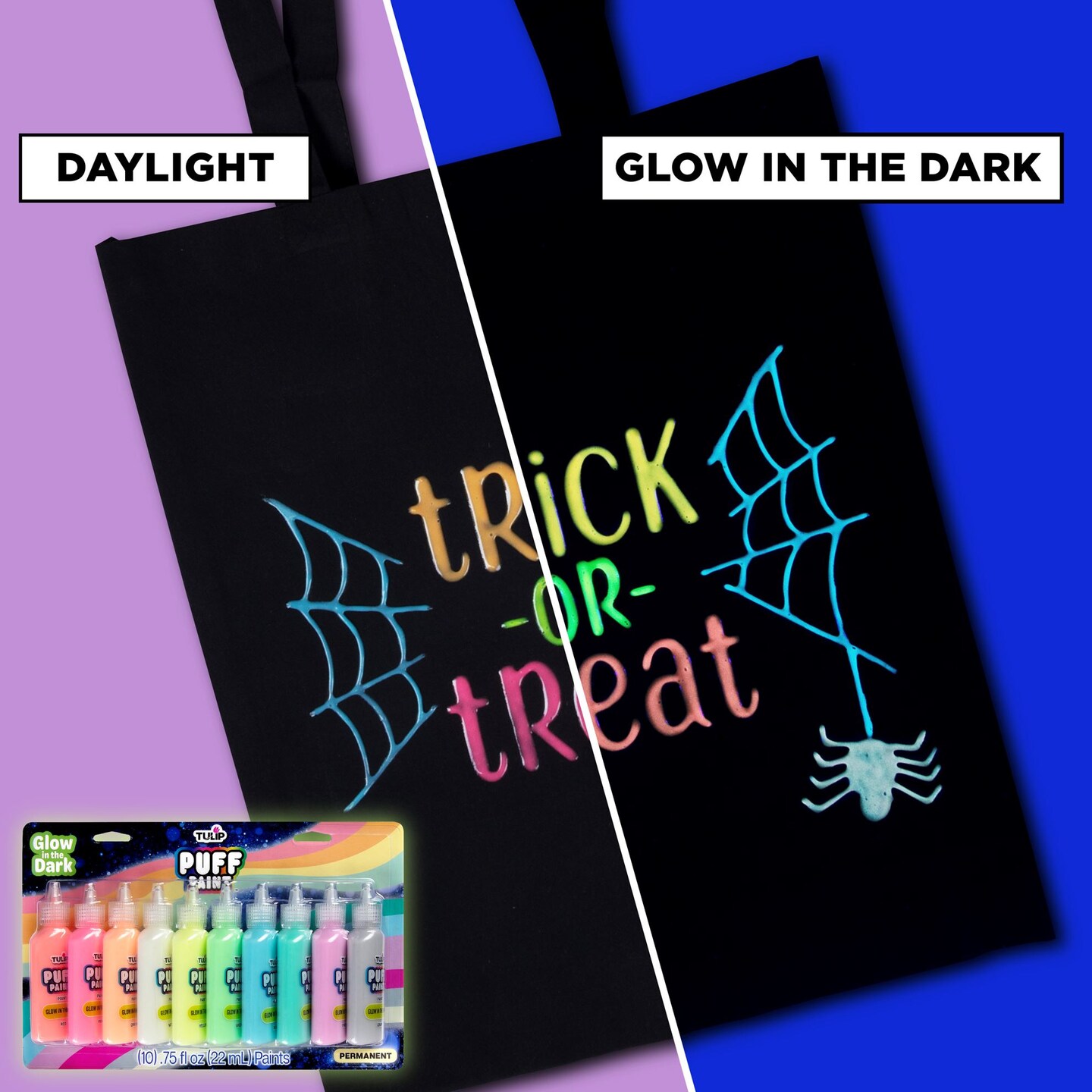 Tulip Puff Paint Glow 10 Pack