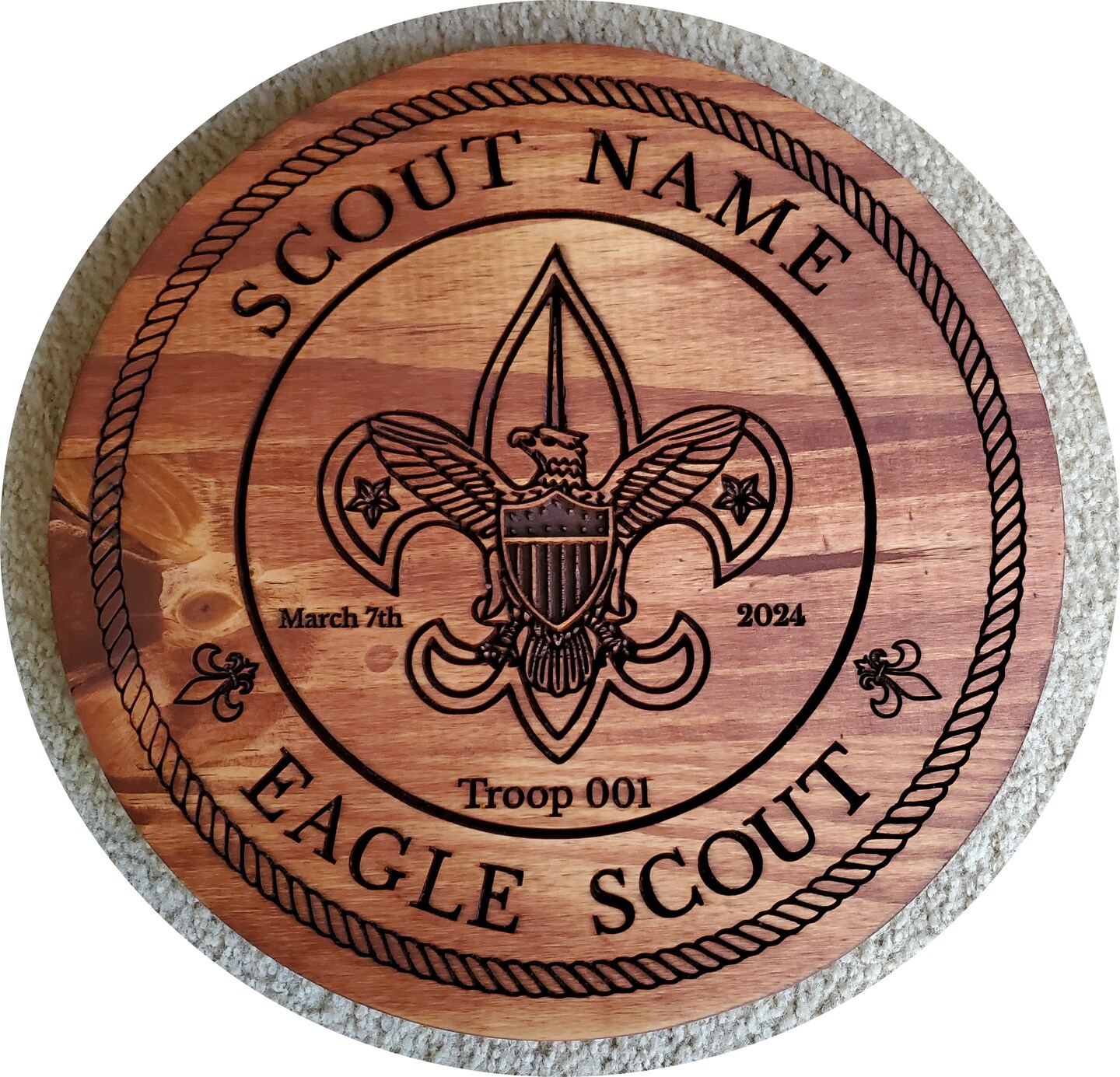 Scout Court Boy Scout Eagle Gifts Eagle Scout Art Piece