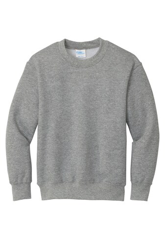 Port & Company® Youth Core Fleece Crewneck Long Sleeve Sweatshirt