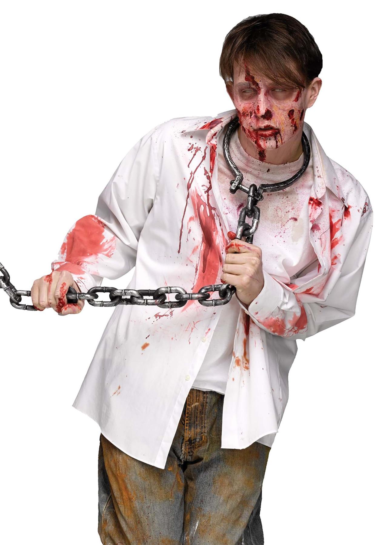 Zombie Leash Collar and Shackles Halloween Costume Accessory