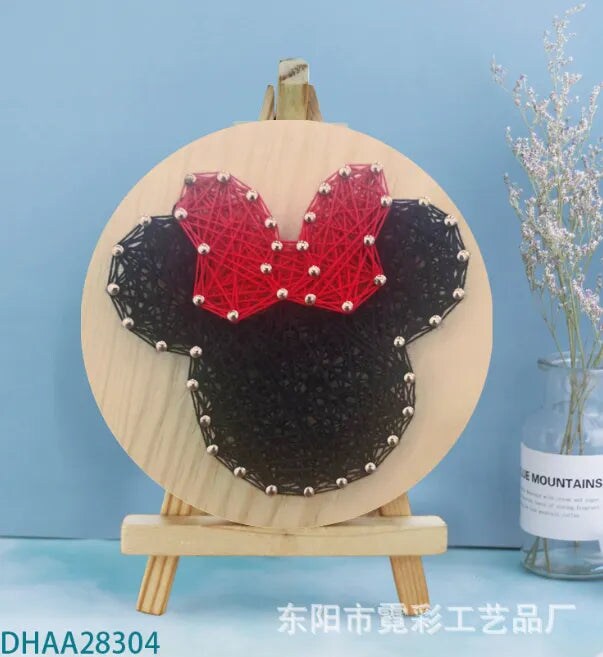 String Art Kit with Stand. Simple Decorative DIY String Art Craft Kit M1-4 DHAA28304