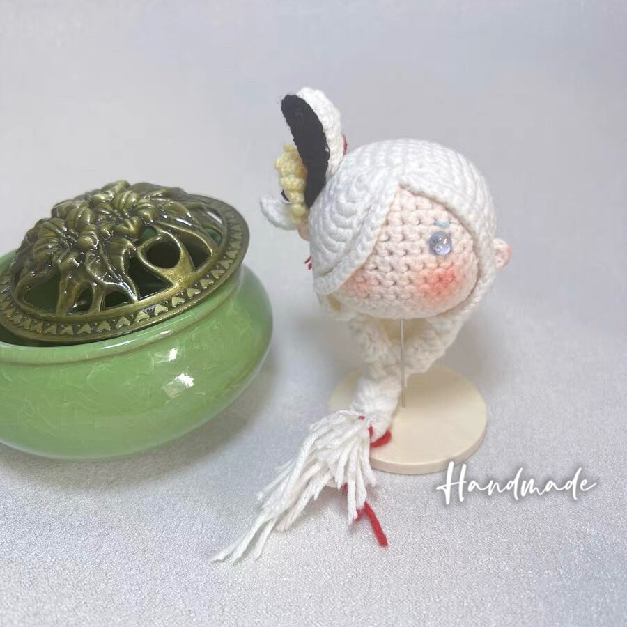 Handmade Genshin Impact crochet keychain decoration unique