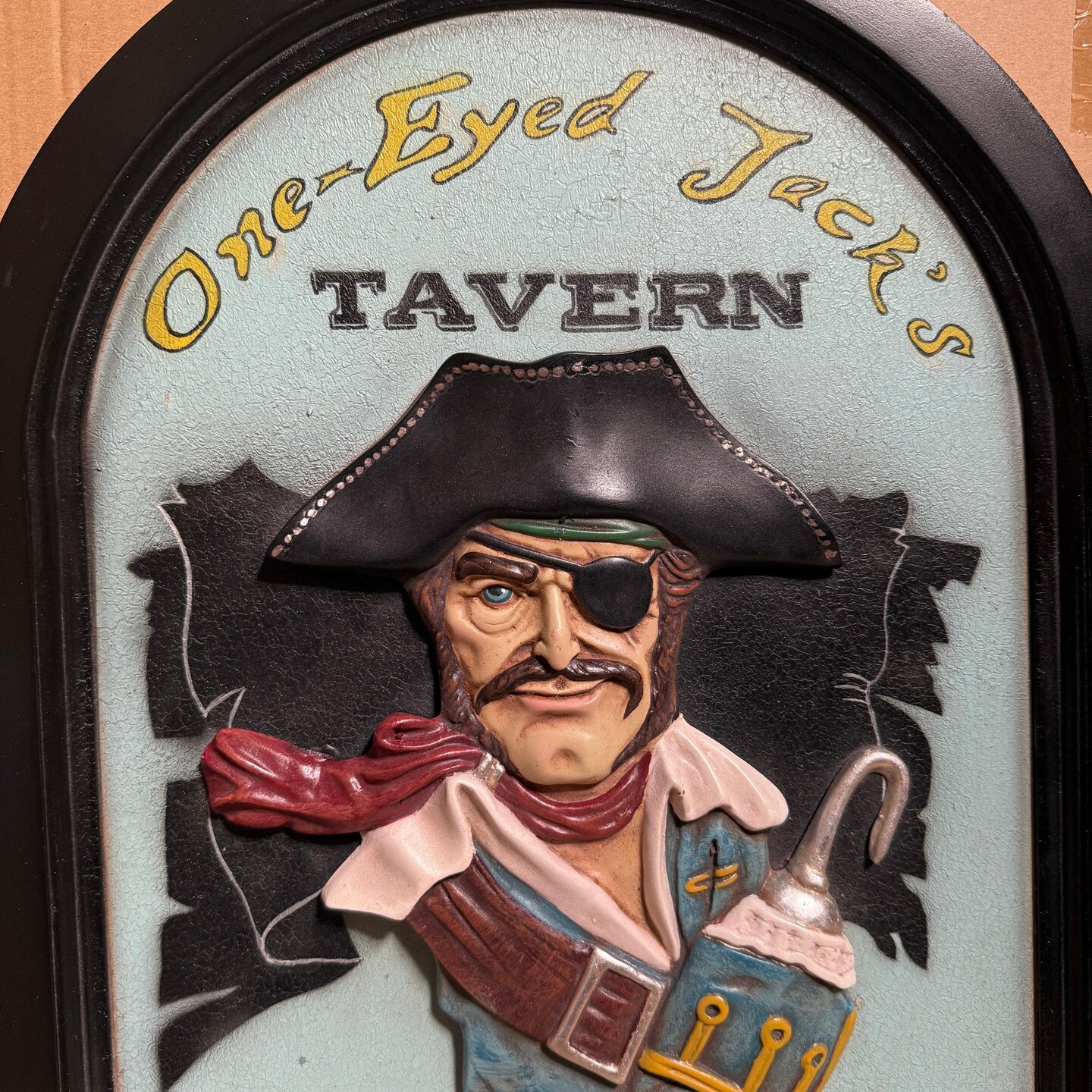 Pirate Wall Decor Jack&#x27;s Tavern Sign Statue