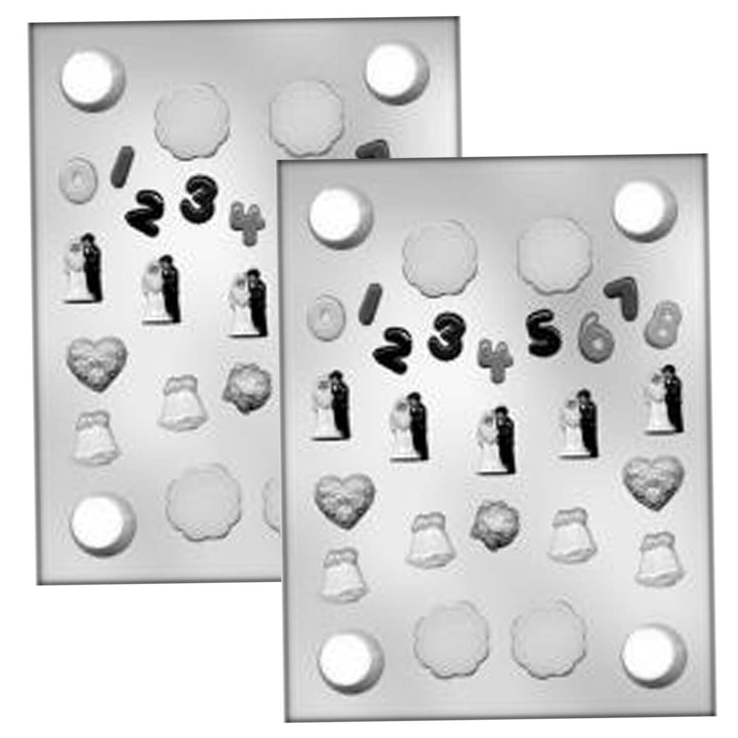 Mini Wedding Cake Top Chocolate Mold
