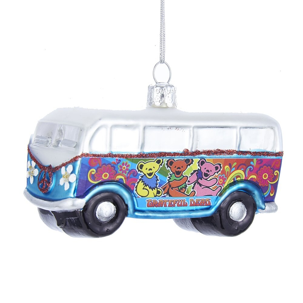 Kurt Adler Glass Ball Ornament Grateful Dead - Thumbnail 3