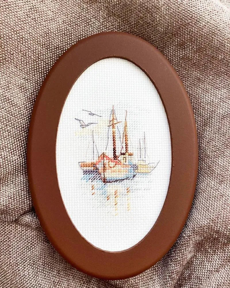 Boats at Dawn 0-196 Counted Cross-Stitch Kit