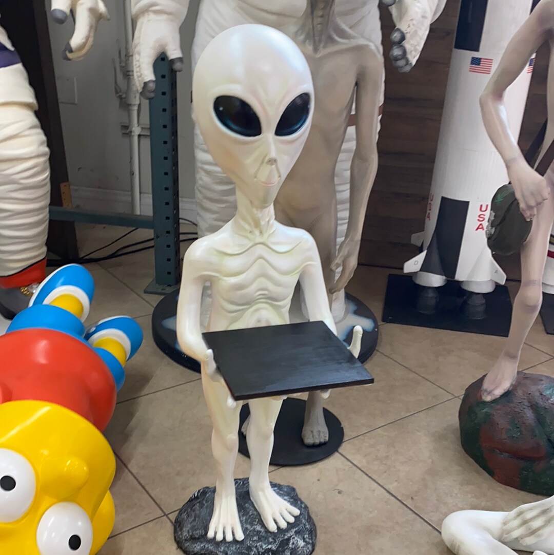 Alien Butler Life Size Statue
