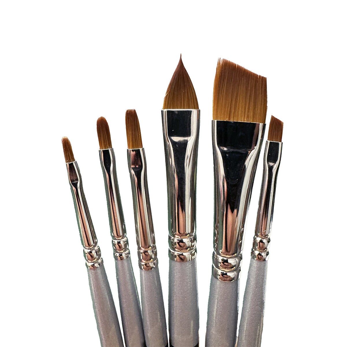 Trekell MIDZ Bundle - Short Handle Artist Brushes for All Media