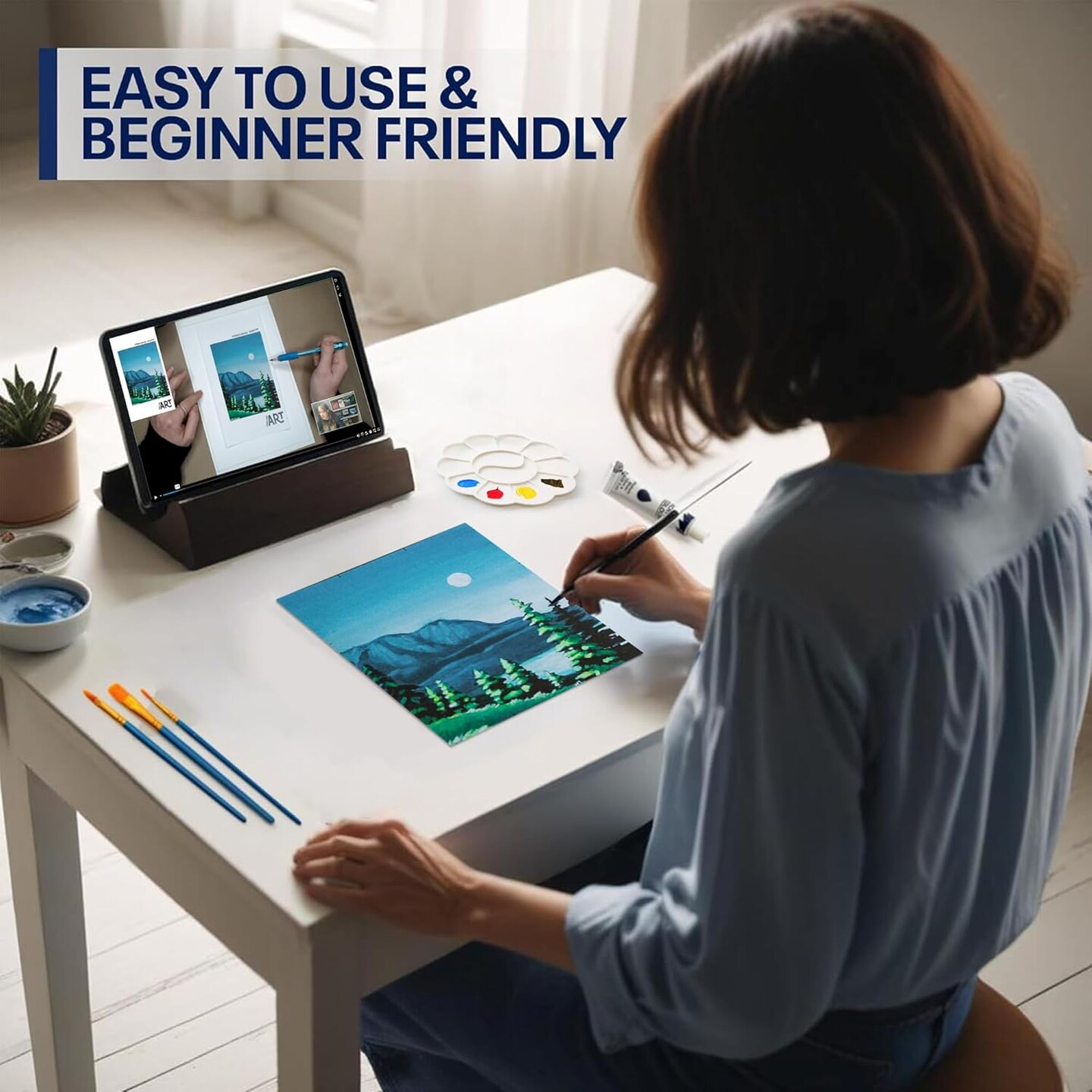 DIY Painting Class Kit for Adults with Video Tutorials