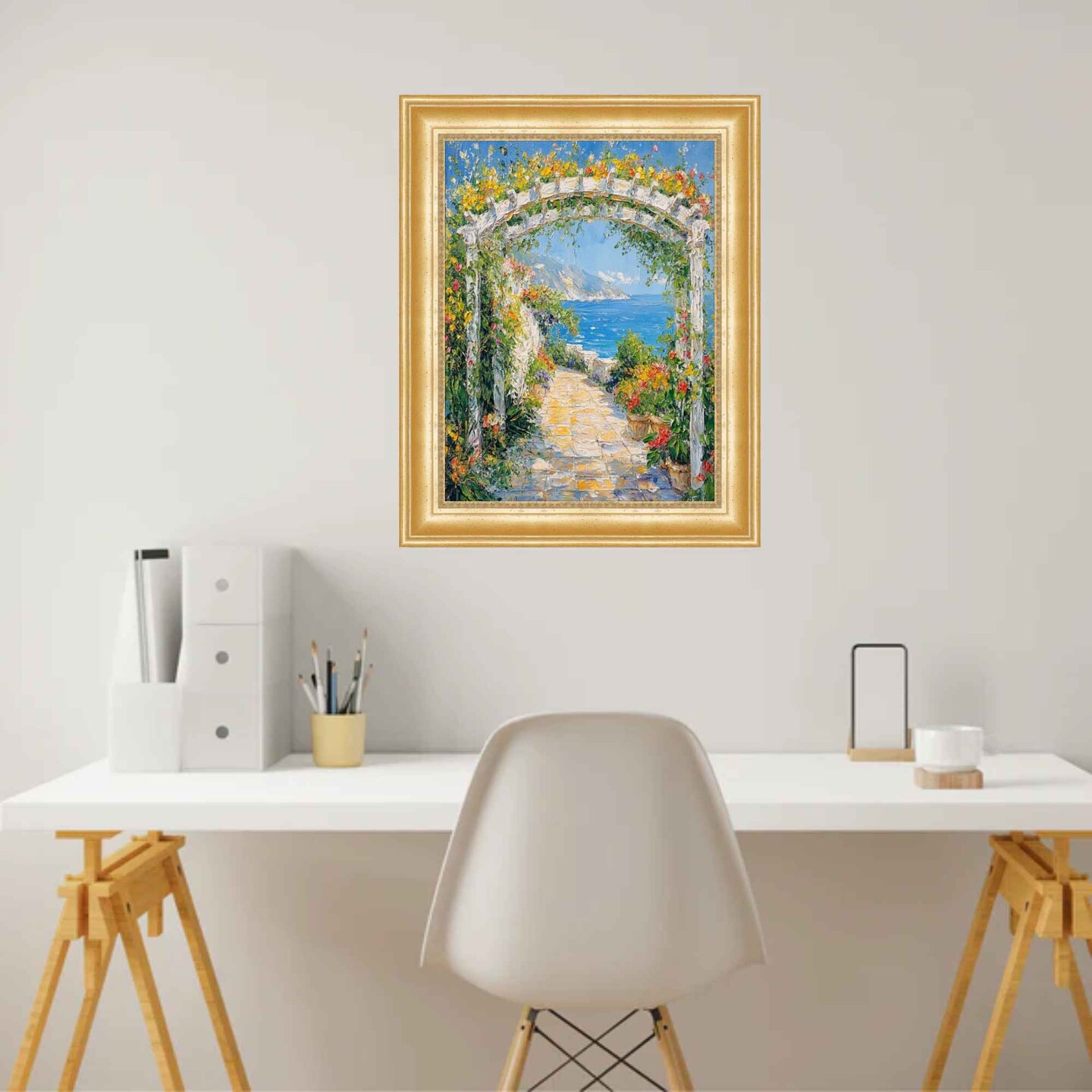 Scoop Beaded Gold Picture Frame 30x40 frame