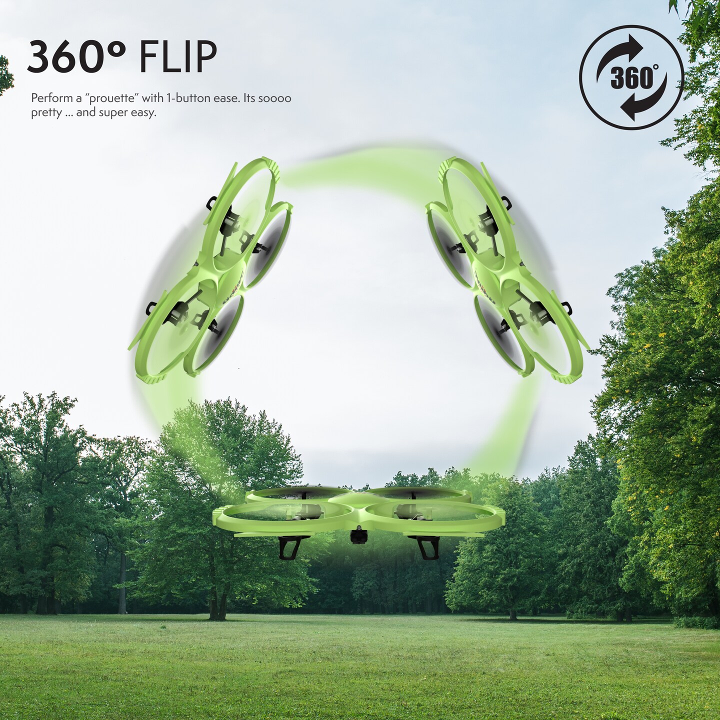 Force1 U818A HD+ RC Drone with Camera for Adults
