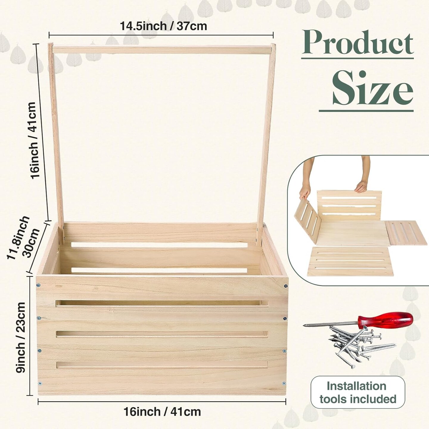 Wooden Baby Shower Crate Closet