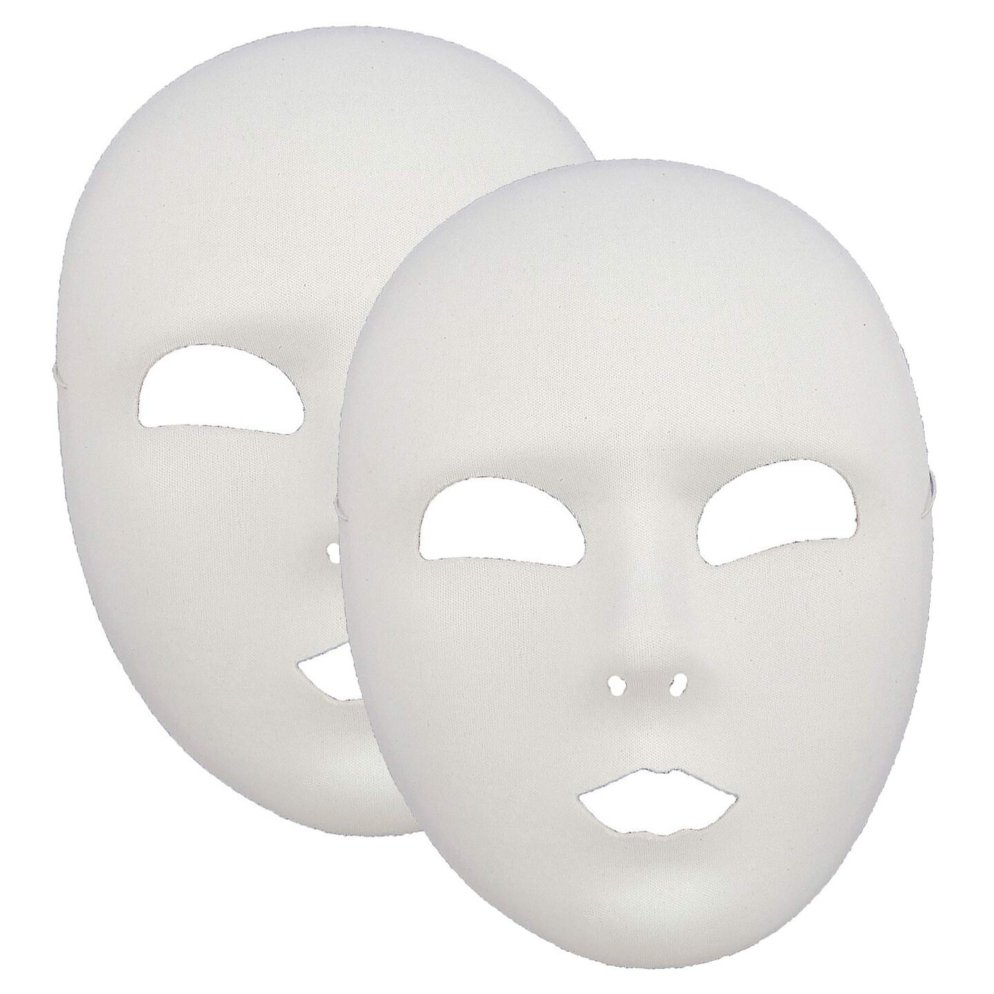 Plain White Face Mask