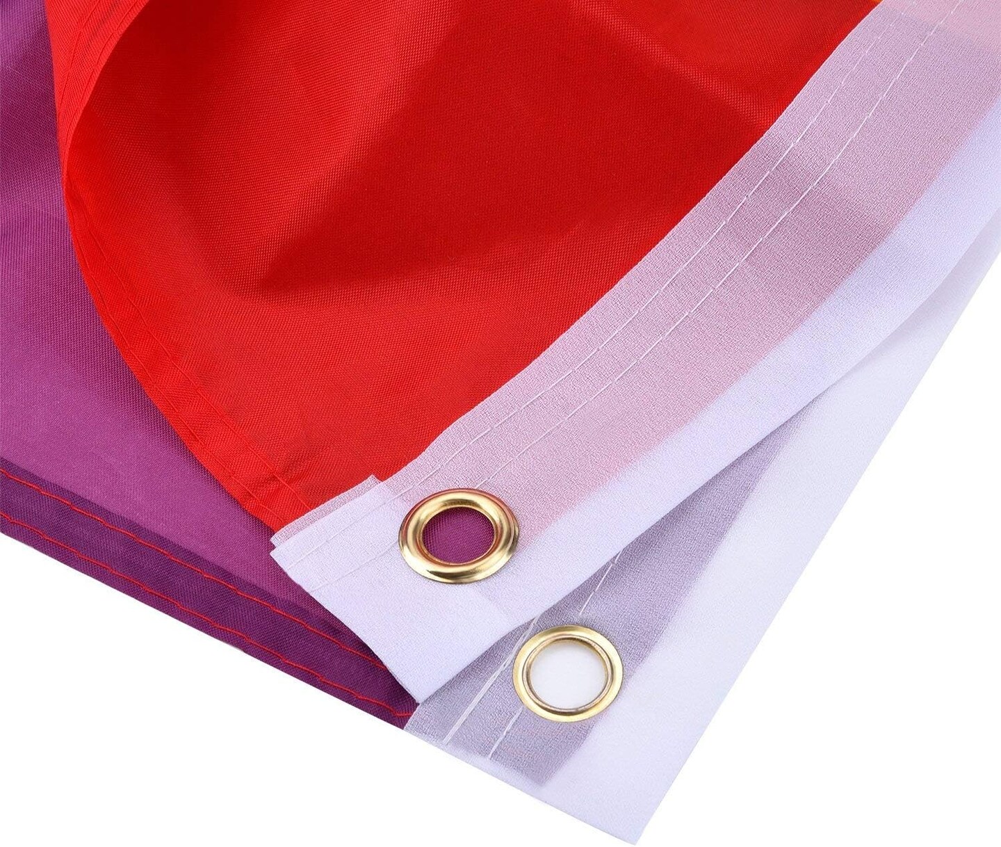 Rainbow Pride Flag 6 Stripes 3x5ft- Flag Vivid Color and UV Fade Resistant - Canvas Header and Brass Grommets (Rainbow Flag 3x5ft (1PACK))