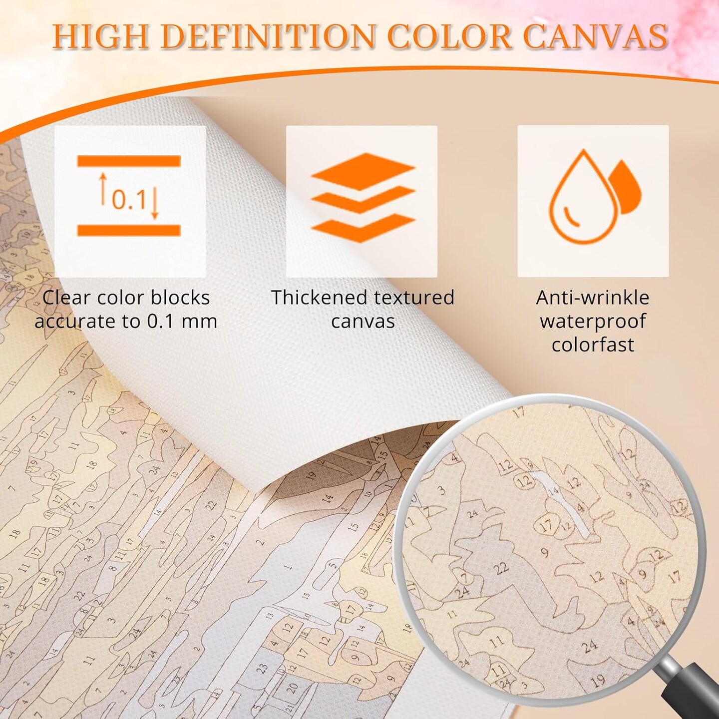 Paint by Number for Adults, Mountain Easy Paint by Numbers Kits for Beginner, Adult Paint by Numbers on Canvas for Relax Gift Home Wall Decor 16x20in (Mountain)