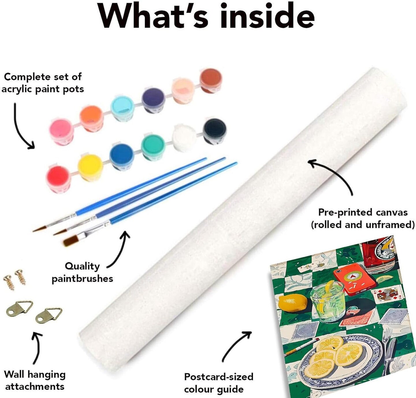 Vintage Poker Paint by Numbers Kit for Adults, Fruit Paint by Numbers Kit for Adults Beginner, DIY Acrylic Watercolor Paint by Numbers Kits on Canvas Without Frame for Home Wall Decor