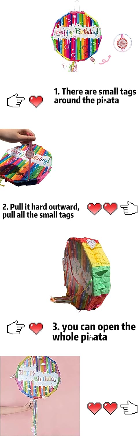 Boy and girl birthday pinata pull string.Popular products for children&#x27;s birthday parties and holiday parties, children&#x27;s favorite interactive toys, Halloween, Christmas
