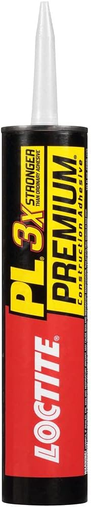 PL Premium Polyurethane Construction Adhesive, Versatile Construction Glue for Wood, Concrete, Stone, Metal & More
