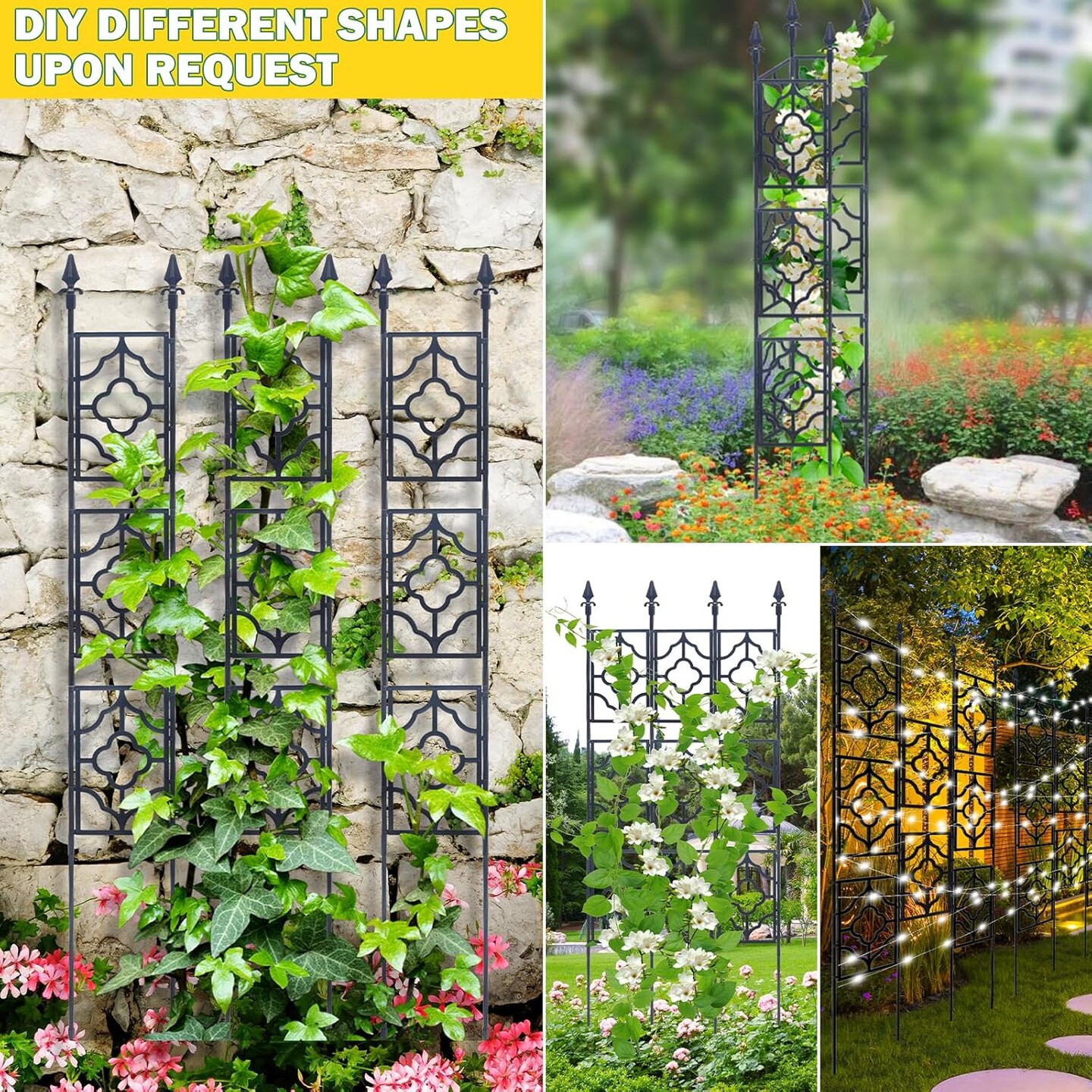 Garden Trellis for Climbing Plants 65 Inch