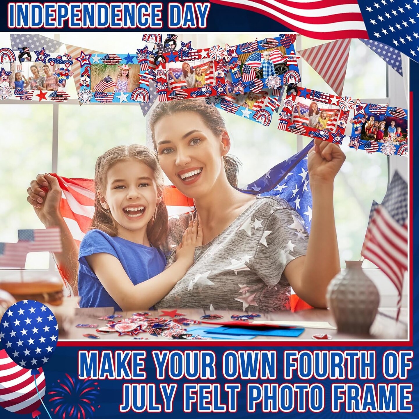 262 Pcs Memorial Day DIY Picture Frames