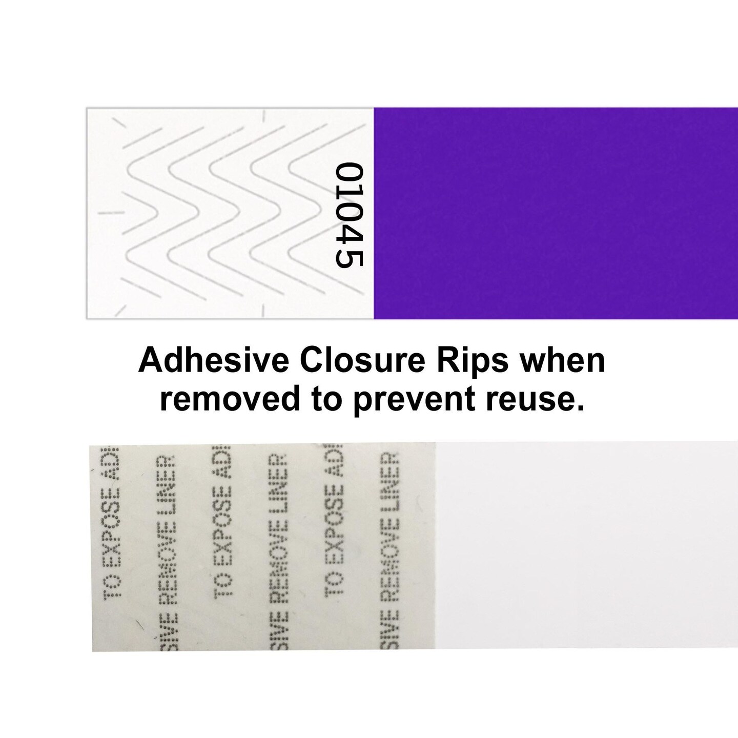 600 Pack Beistle Solid Color Purple Party Wristbands