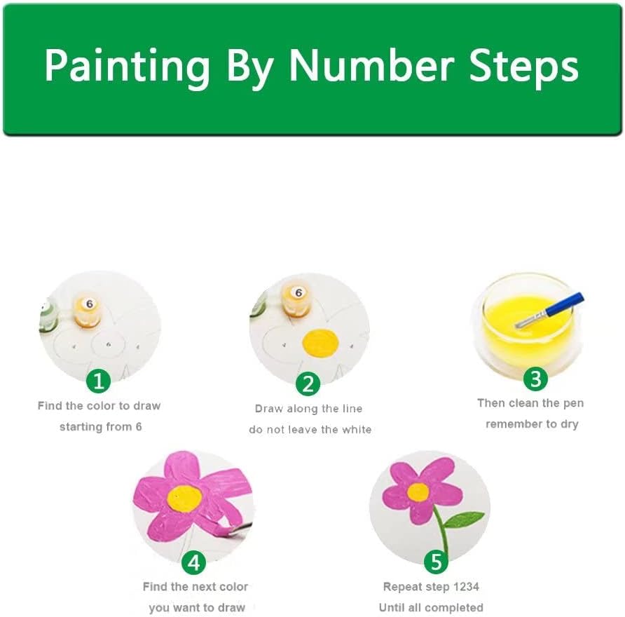 Pink Flamingo DIY Painting by Numbers Kits for Adults Beginner,Lovely Flamingo Painting Art Paint by Number on Canvas Easy to Paint for Beginner for Home Decor Without Frame Spring Decor 16&#x27;&#x27;X20&#x27;&#x27;