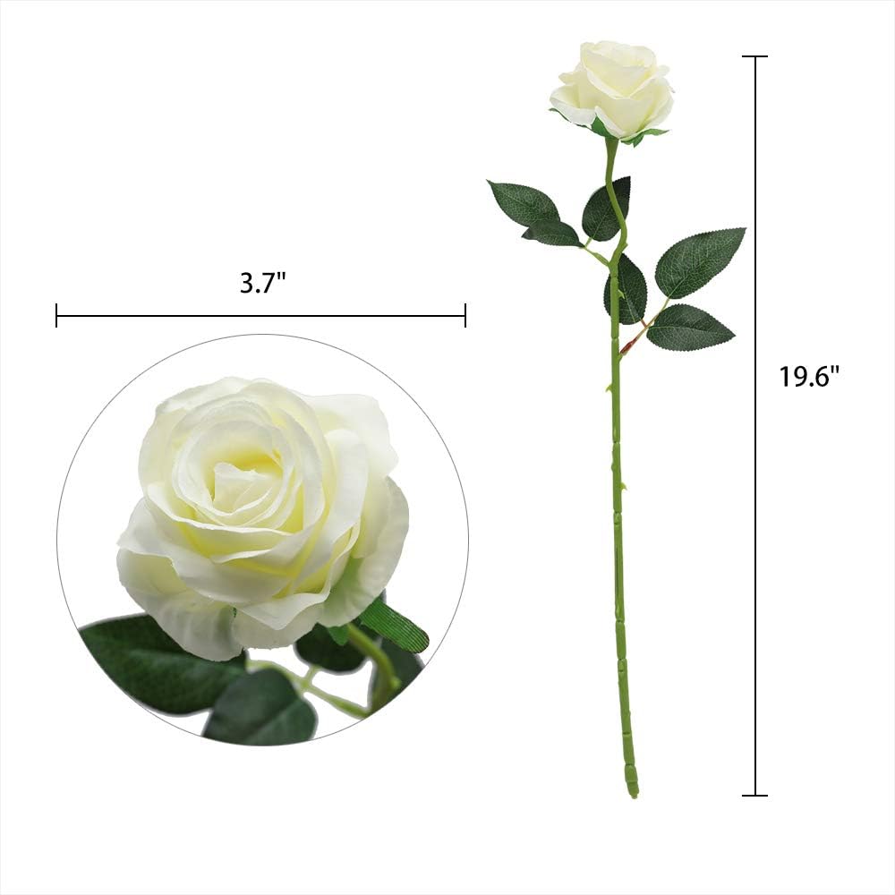 10pcs Artificial Silk Rose Flower Bouquet