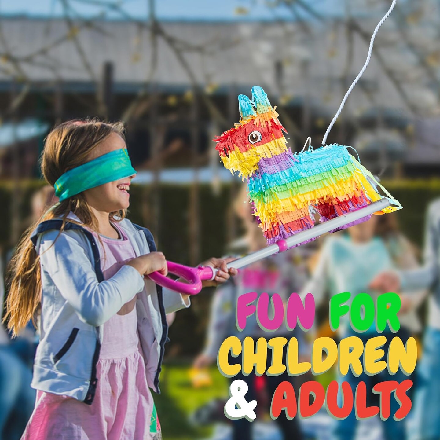 Donkey Pinyata Cinco de Mayo Small Pinata 16.5 inches Mexican Party Decoration for Birthdays, Fiestas and Kids Party Favors