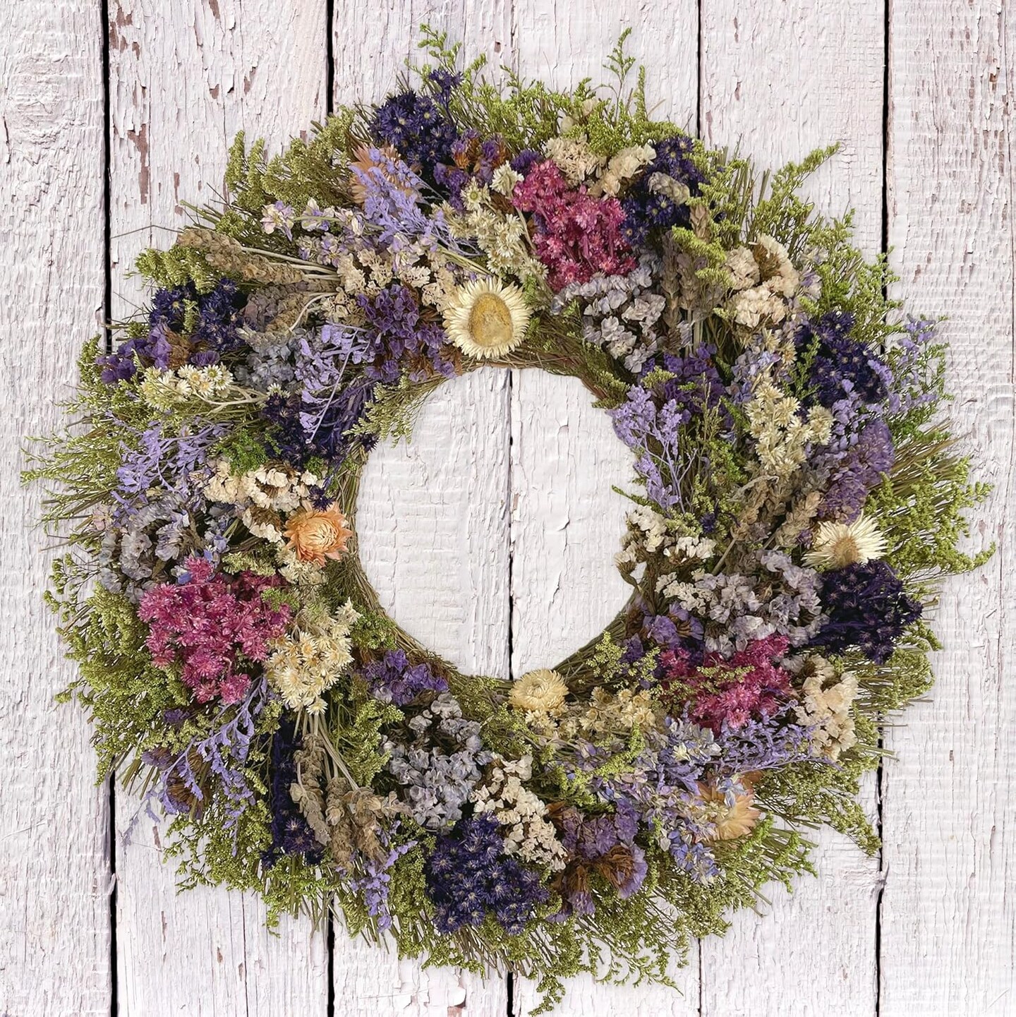 Natural Botanicals &#x26; Dried Flowers Wreath (Spring Floral)