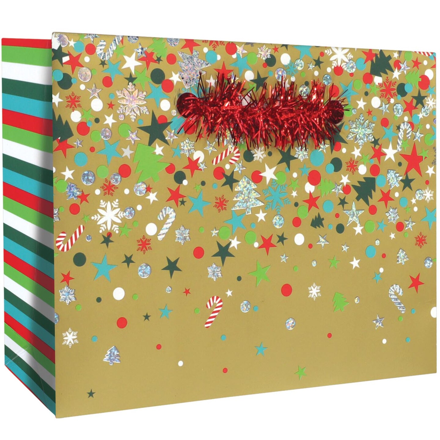 Pack/6: Christmas Party Gift Bag - 5 x 2 x 4&#x22;