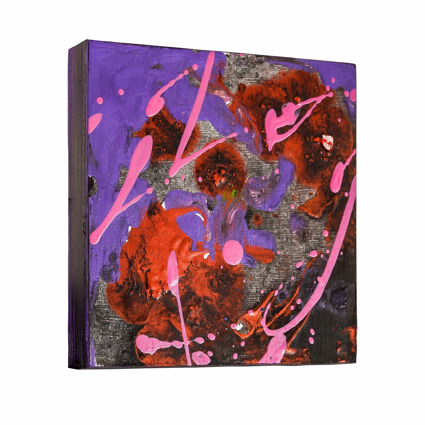 4x4 inch Cradled Wood Panels for Painting, Gallery 1-1/2&#x22; Deep (4 Pack) - Artist Depth Wooden Wall Canvases - Mixed-Media Craft, Acrylic, Oil, Encaustic, Paint Pouring