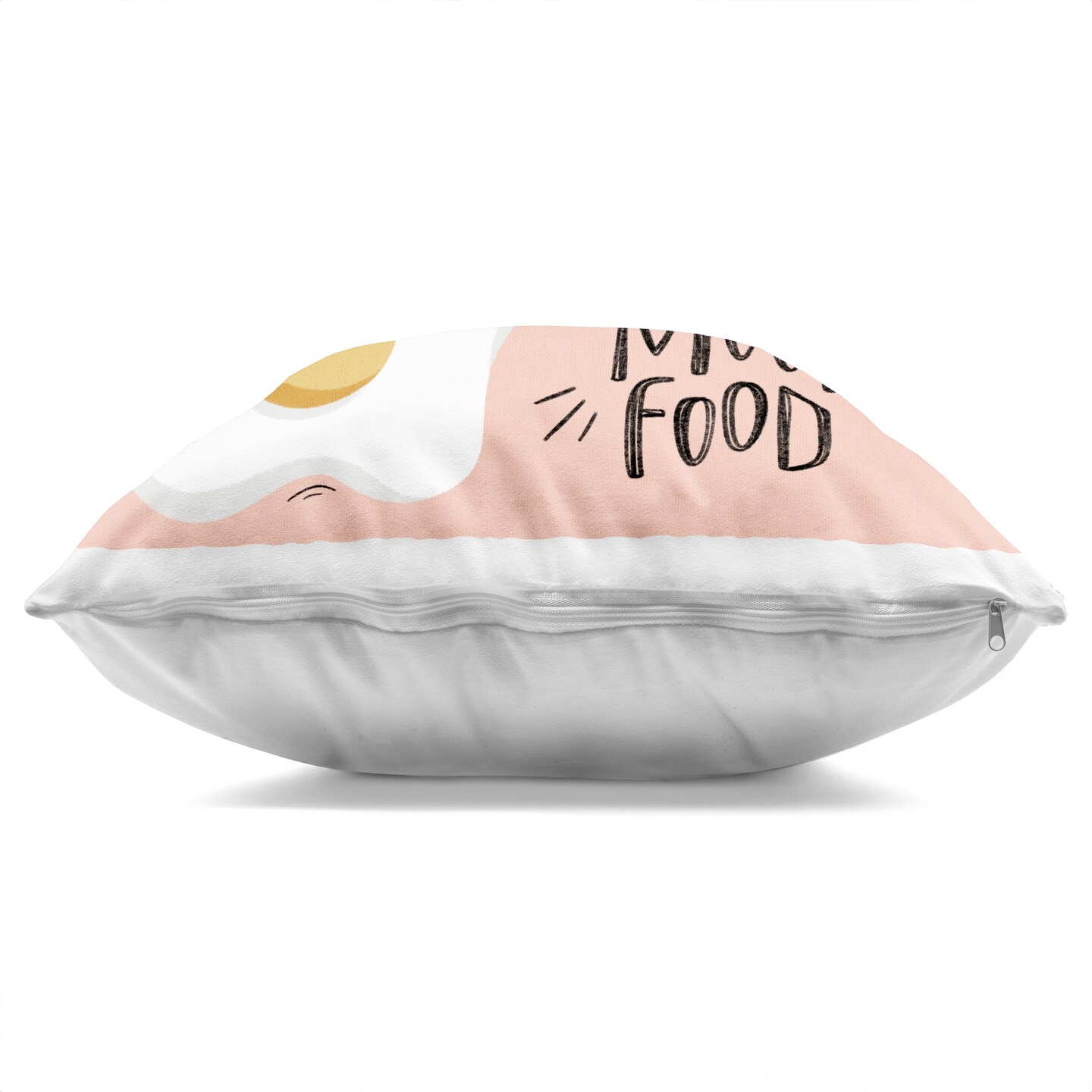 Stupell Industries Good Mood Food Breakfast Decorative Printed Pillow design by Sarah Hickman, 18 x 7 x 18