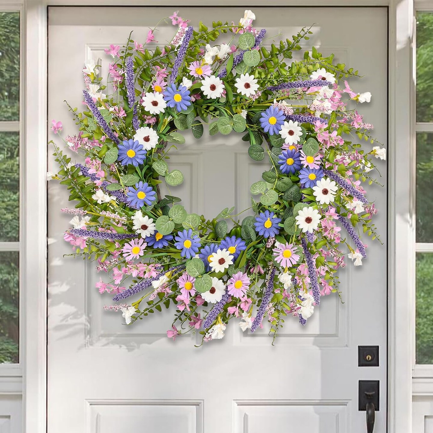 24 Inch Spring Wreaths for Front Door