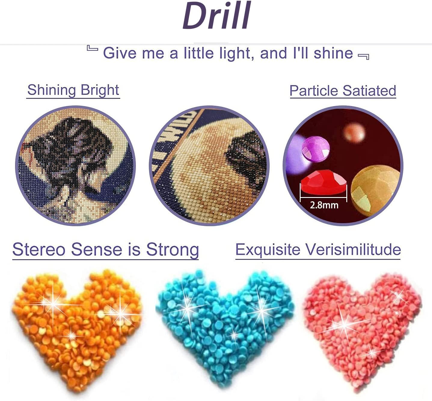 Diamond Painting Kits for Adults, Owl 5D Diamond Art Kits, Full Drill DIY Crafts for Adults Home Wall Decor Gift Diamond Dots [11.8x15.7inch]