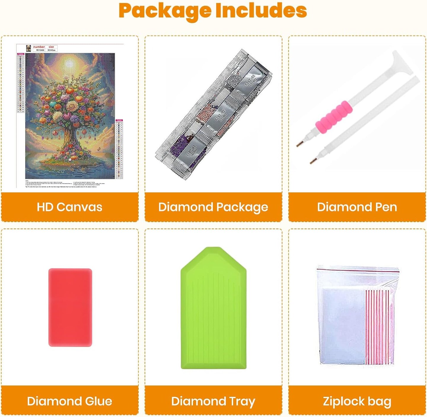 Tree of Life Diamond Art Kits for Adults, 5D Diamond Painting Kits for Beginners DIY Full Drill Diamonds Painting Pictures, Diamond Gem Art Painting DIY Crafts Kit for Home Wall Decor 12x16inch