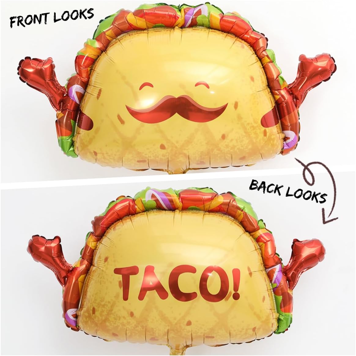 Cinco de Mayo Fiesta Balloon Arch Kit, 171Pcs Rainbow Colors Balloon Garland for Mexican Fiesta Party Decorations Hawaii Tropical Luau Birthday Party Backdrop Inflatable Cactus Taco Carnival Balloons