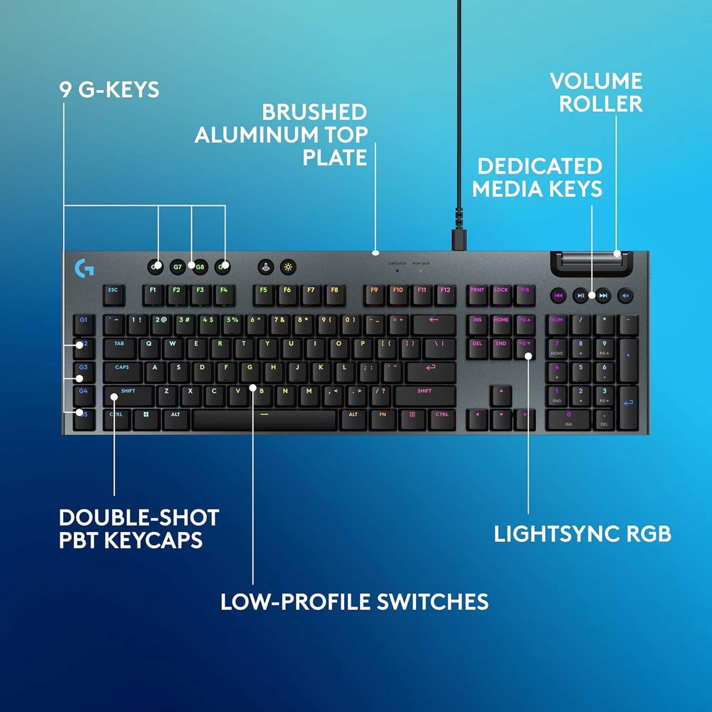 Refurbished Logitech G815 LIGHTSYNC RGB Mechanical Gaming Keyboard