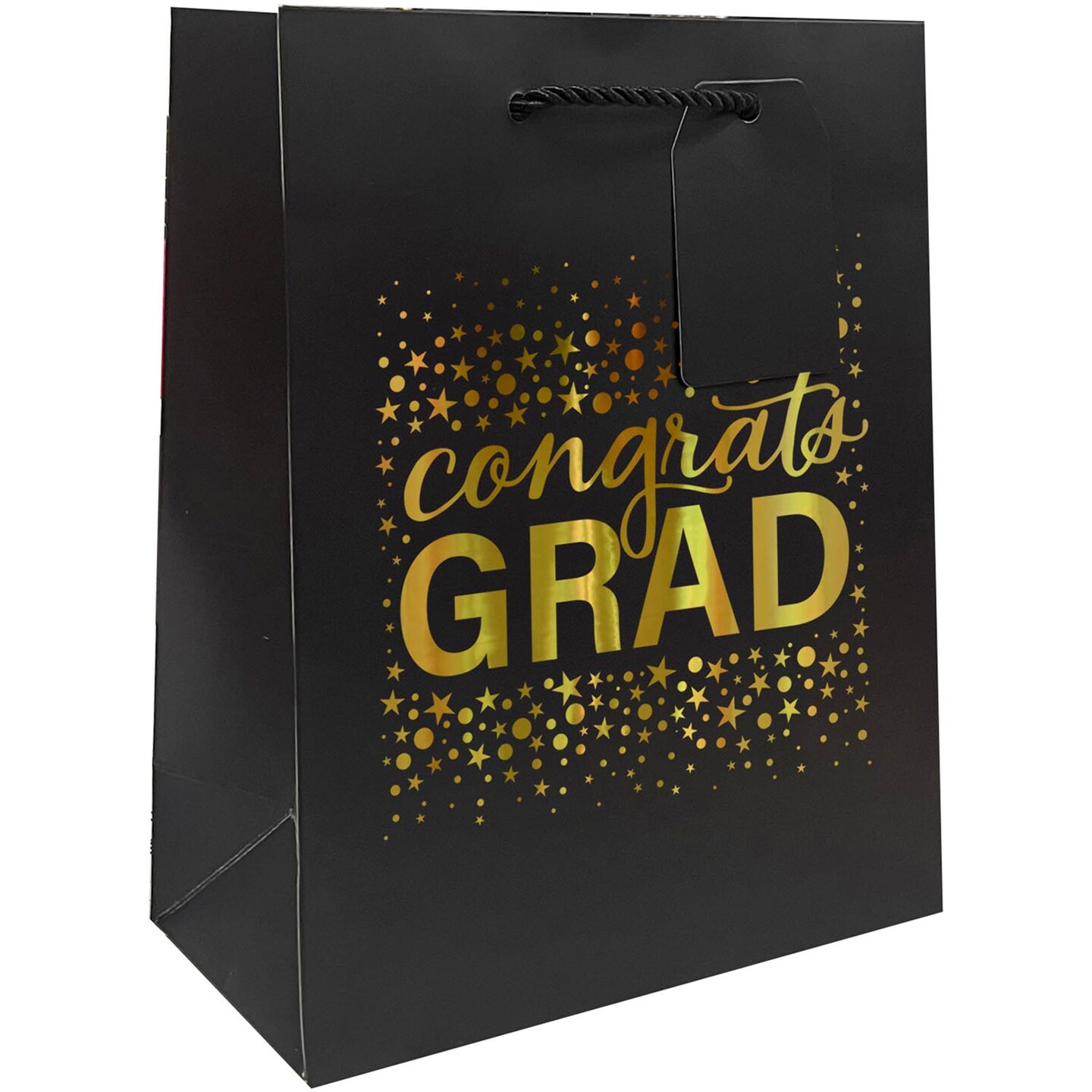 Pack/6: Congrats Grad Gift Bag - 8 x 4 x 10&#x22;