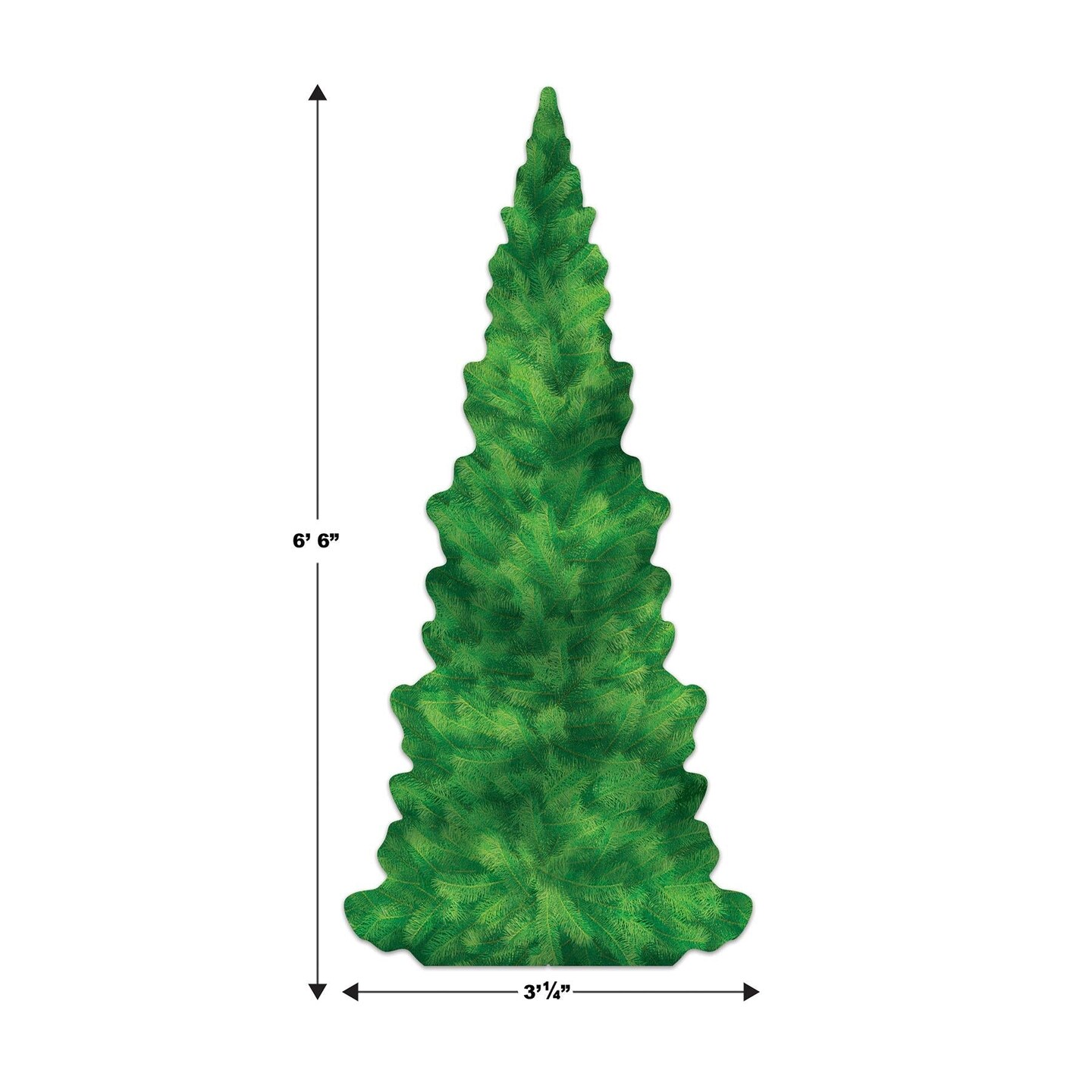 4 Pack Beistle Christmas Evergreen Tree Stand-Up Decoration