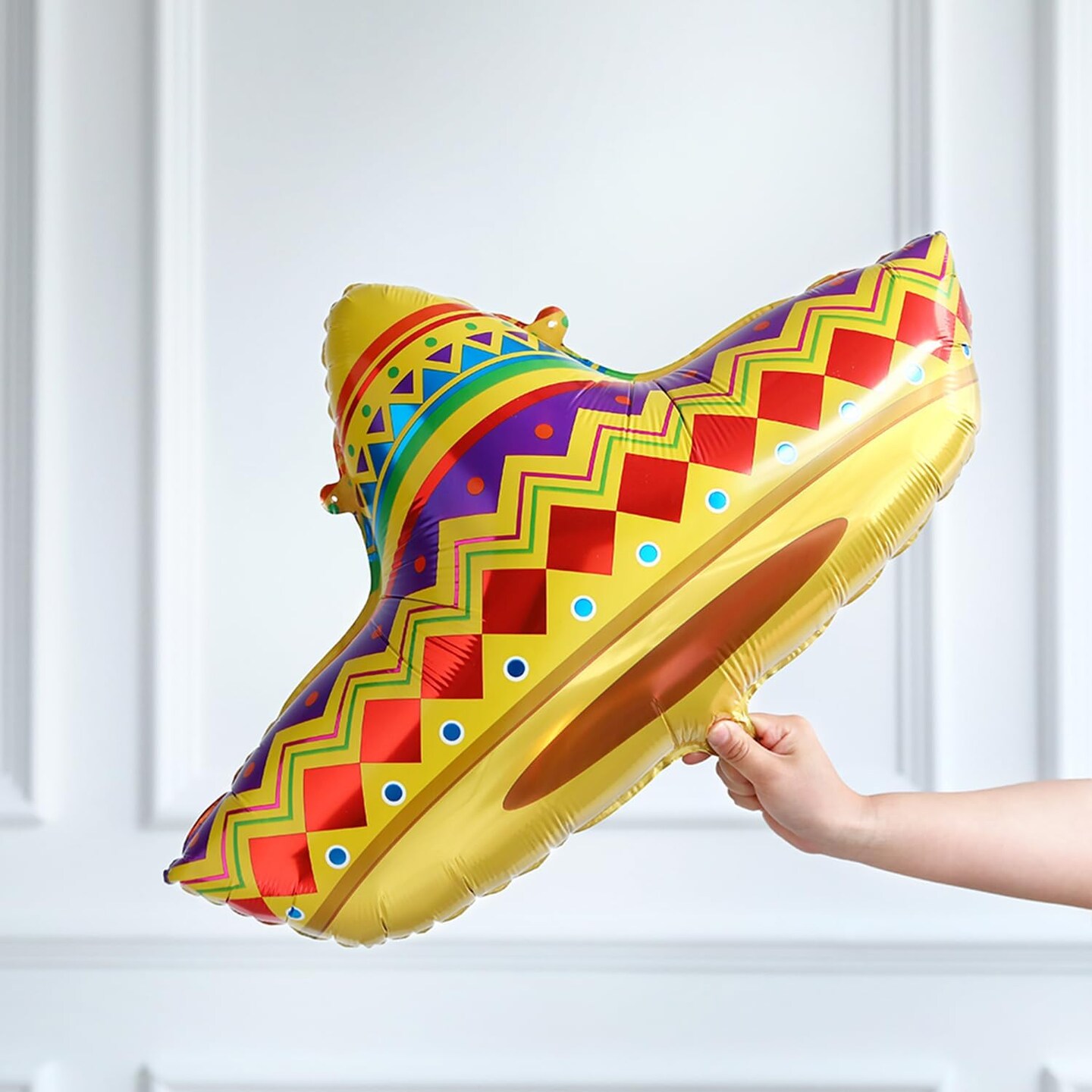 Mexican Fiesta Party Decorations 8Pcs Fiesta Balloons Mexico Taco Llama Cactus Sombrero Mylar Foil Balloons for Cinco De Mayo Taco Carnival Birthday Party Supplies