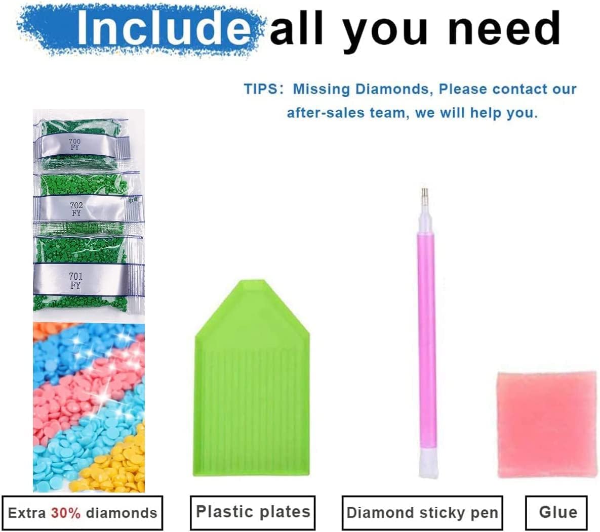 5D Diamond Art Kits for Adult Spring Summer Seasonal Green Floral Flowers Cross Stitch Crystal Rhinestone Paintings Pictures Arts Wall Decor Painting Dots Kits 12x16inch