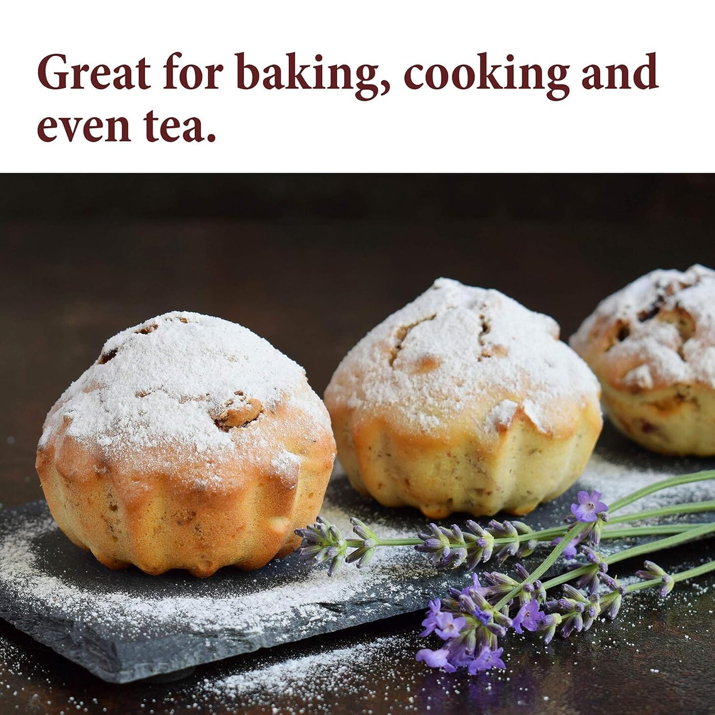 Lavender Flowers - (2 oz) dried flower buds for tea and culinary use - Culinary Lavender Buds - Dried Edible Lavender for Drinks, Chicken, Lavender Tea and More Dried Lavendar Recipes