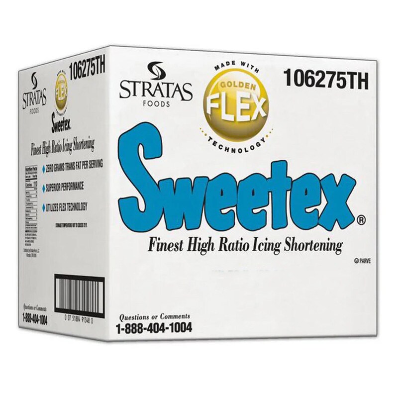 Sweetex Golden Flex Finest High Ratio Cake and Icing Shortening 2 lb.