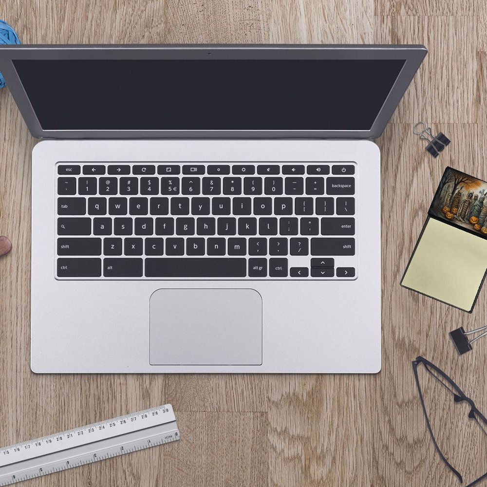 Edge Collections - 3" x 3" - Multicolor - Zombie Spooky Halloween Refillable Sticky Note Holder Dispenser - 1 Piece