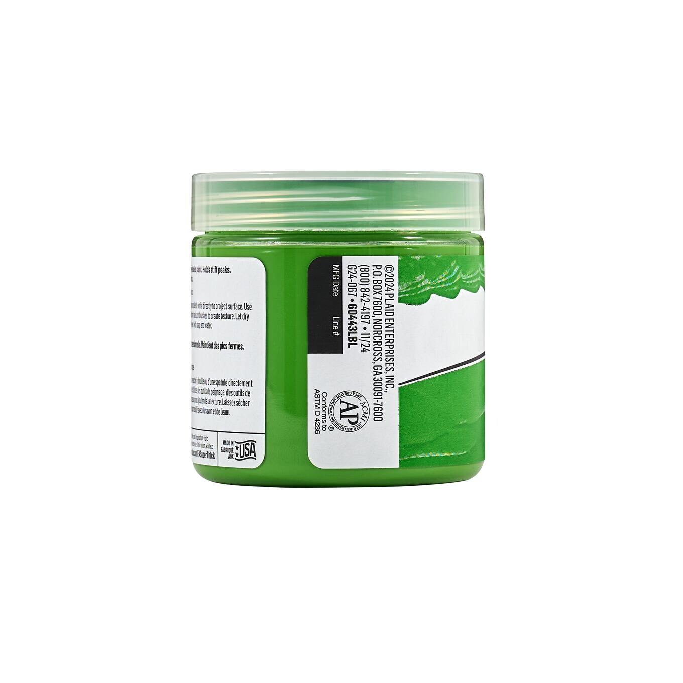FolkArt Super Thick Acrylic Paint Leafy Green 4 oz - 60443