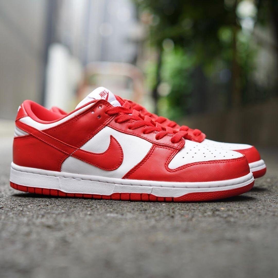 Nike Dunk SB Low SP University Red White | MakerPlace by Michaels