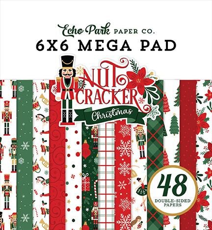 Echo Park Nutcracker Christmas Cardmakers 6X6 Mega Pad